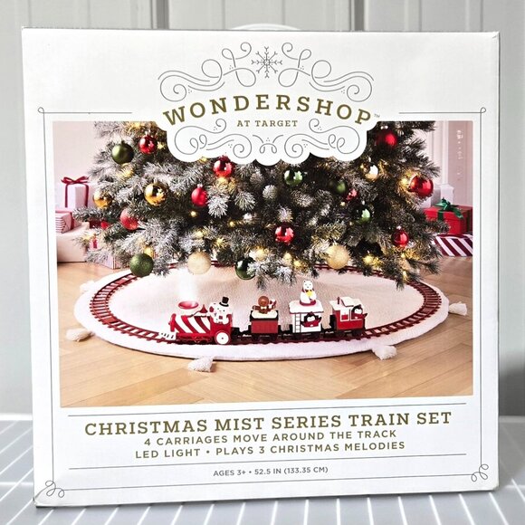 Wondershop Other - Wondershop Christmas Mist Series Train Set  Real Steam - LED Light - Plays Music